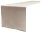 LA Linen Polyester Poplin Table Runner 14"x108", Light Gray