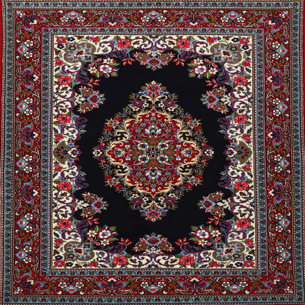 Ahgly Company Indoor Square Traditional Area Rugs, 4' Square