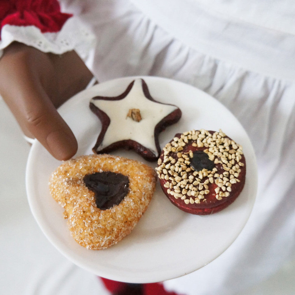 58" African American Dancing Mrs. Claus, Apron and Cookies