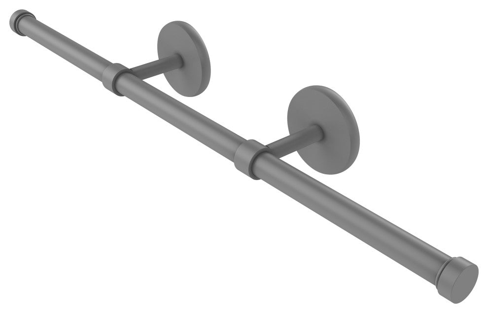 Prestige Skyline Wall Mounted Horizontal Guest Towel Holder, Matte Gray