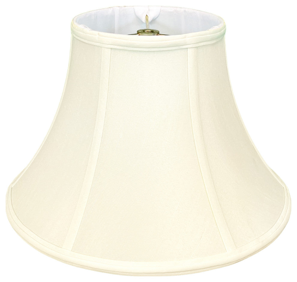 Royal Designs Shallow Bell Basic Lamp Shade, Eggshell, 5.5x11.5x7.5