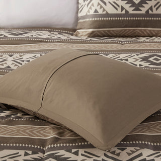 Madison Park Mariposa 5 Piece Stripe Herringbone Comforter Set