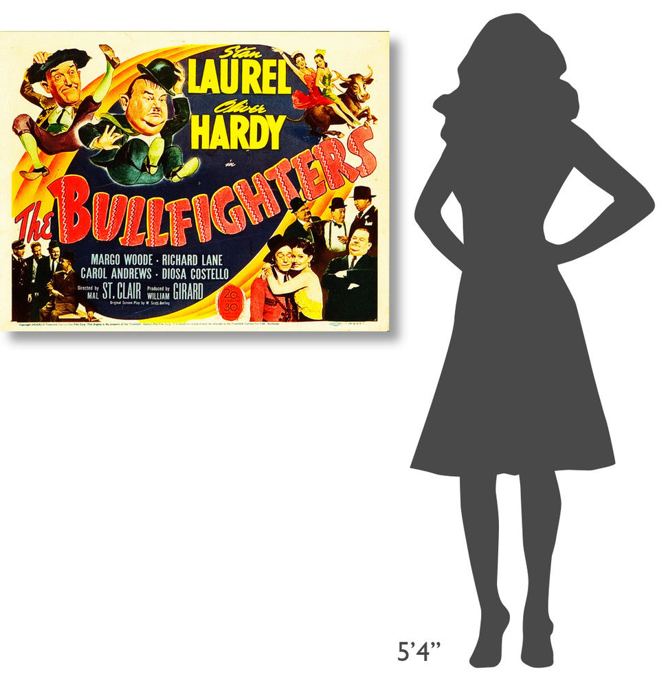 Laurel and Hardy, The Bullfighters, 1945, 40x31