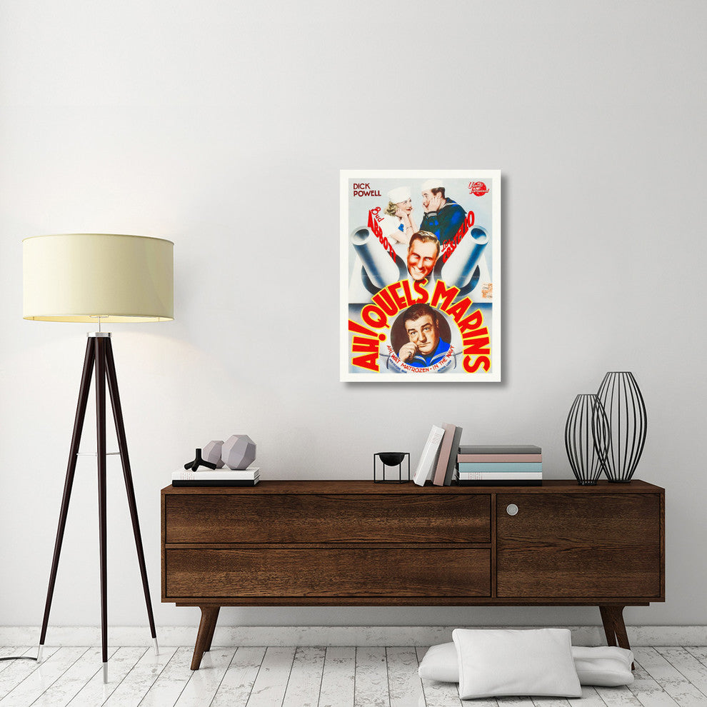 Abbott and Costello, French, In The Navy, 27x36