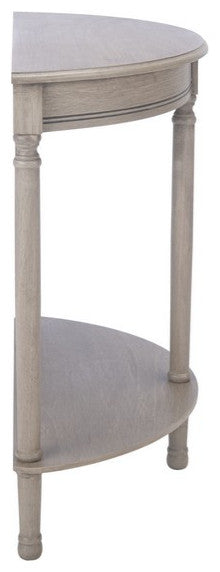 Safavieh Tinsley Half Round Console Table, Greige