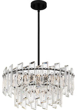 Dion 6-Light Pendant, Matte Black