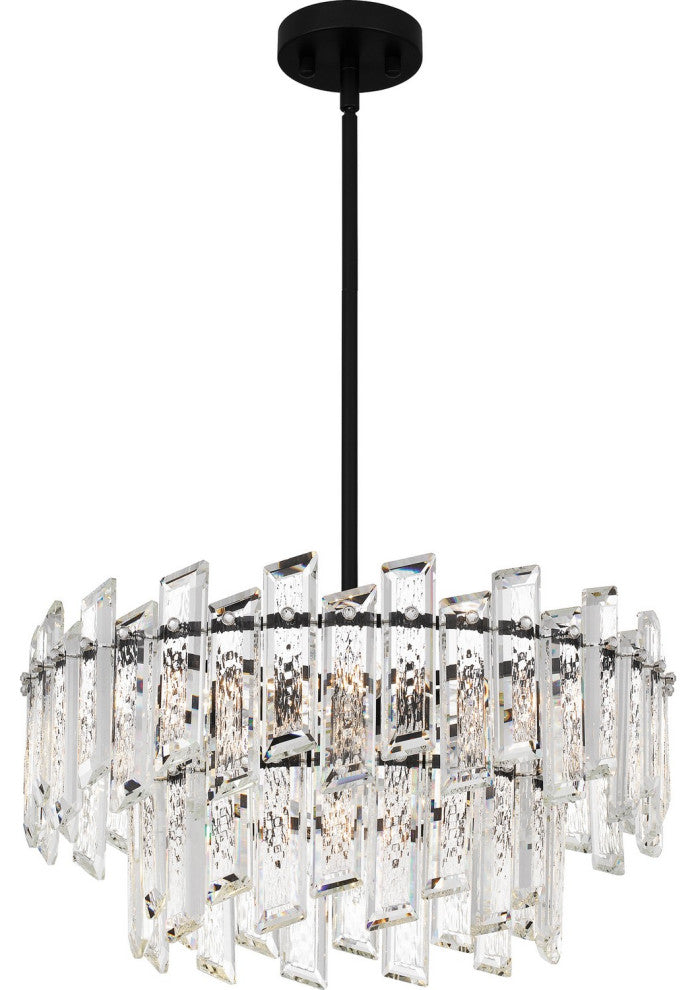 Dion 6-Light Pendant, Matte Black