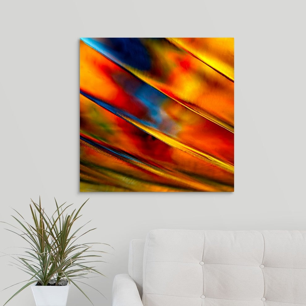 "Fancy Glass III" Wrapped Canvas Art Print, 24"x24"x1.5"