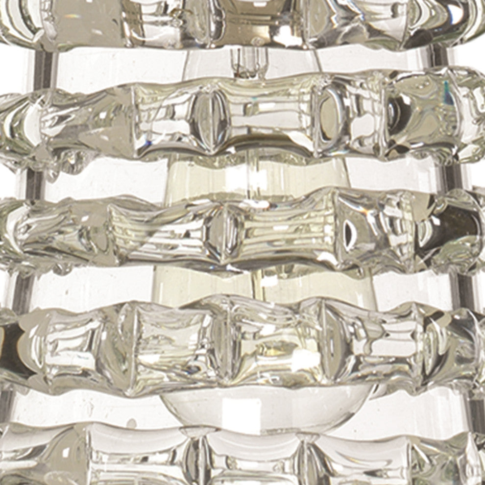 Long Ribbon Pendant, Clear