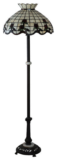Meyda Lighting 228514 62" High Roseborder Floor Lamp