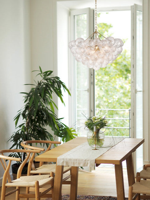Seraphina Ice-ball Chandelier, D35"
