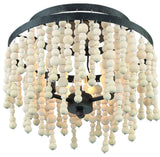 Crystorama POP-A5073-FB, 3-Light Ceiling Mount, Forged Bronze