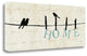 "Birds On A Wire - Home" By Alain Pelletier, Giclee Print on Gallery Wrap Canvas