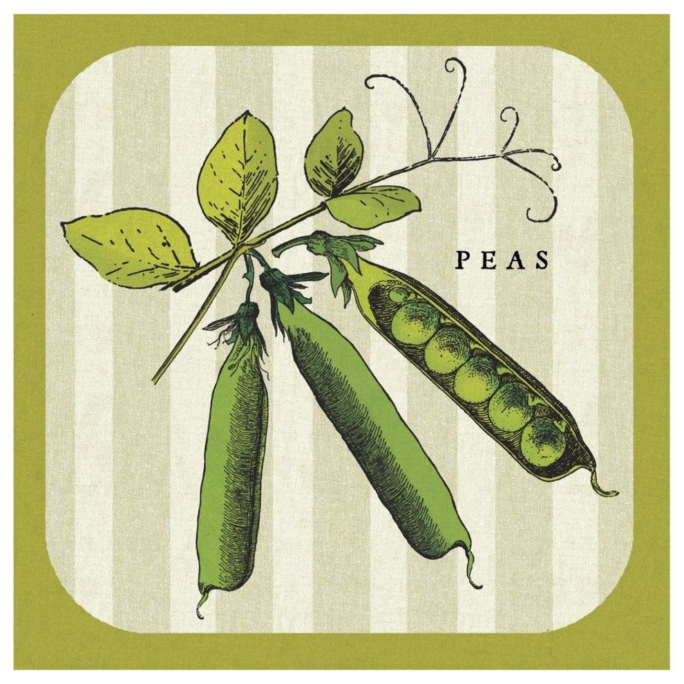 "Linen Vegetable IV" Digital Paper Print by Studio Mousseau, 42"x42"