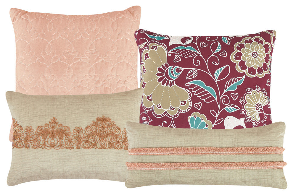Ketifa 7 Pieces Comforter Set, King