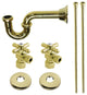 Kingston Brass Plumbing Supply Kit Combo, Polished Brass