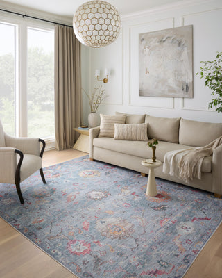Loloi II Elysium Denim / Multi 5'-0" x 7'-6" Area Rug