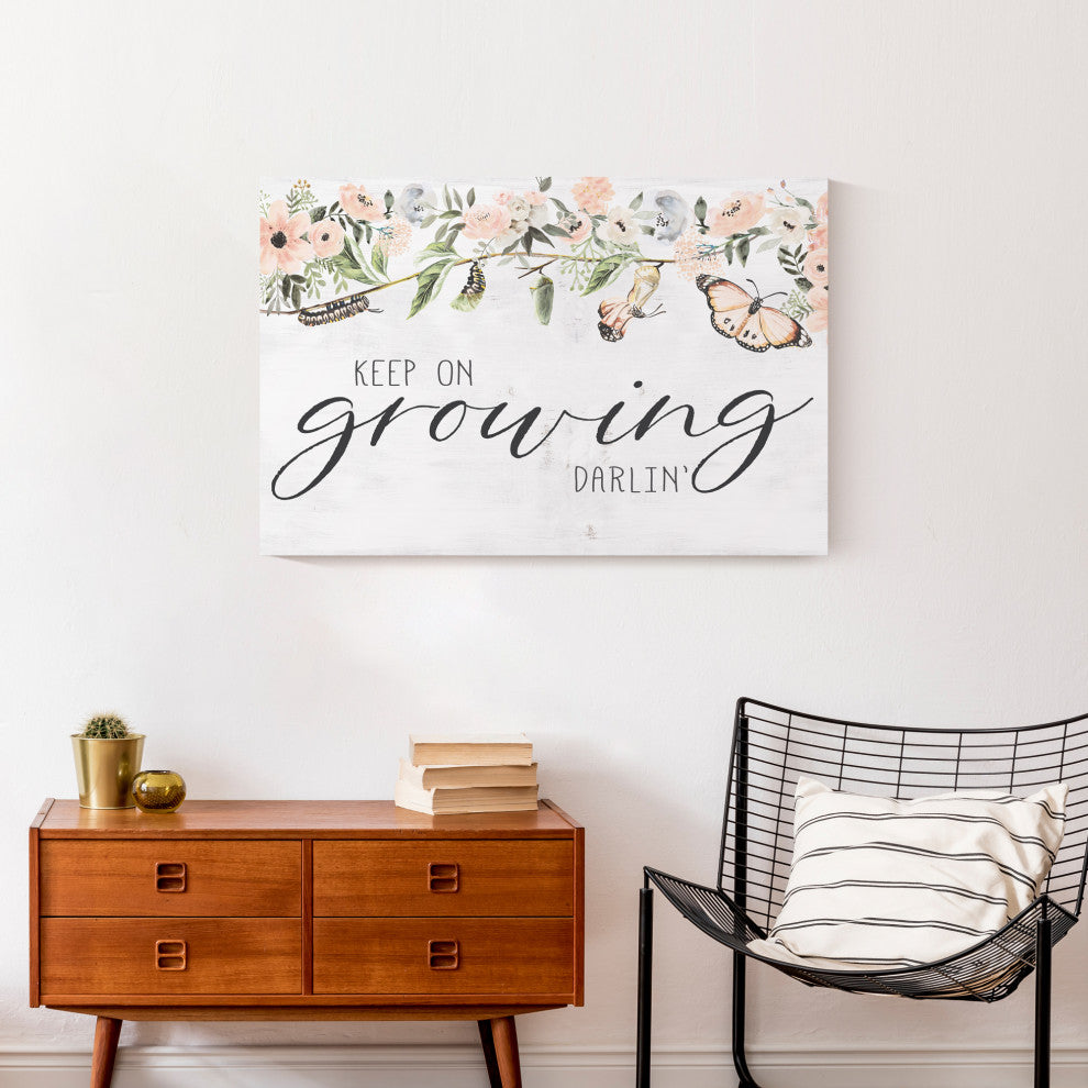 Keep on Growing Darlin 20"x30" Canvas Wall Art