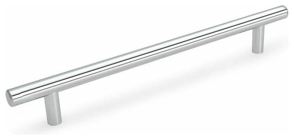 Cosmas 305-192CH Polished Chrome 7-1/2"� CTC (192mm) Euro Bar Pull [5-PACK]