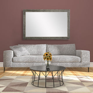 Huntington Framed Wall Mirror, Black, 28"x24"