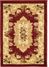 Unique Loom Red Henry Versailles 2' 2 x 3' 0 Area Rug
