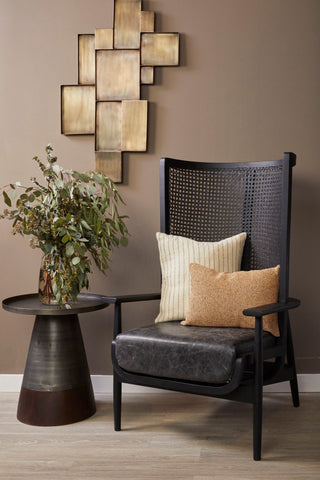 Wingman Cane Accent Chair