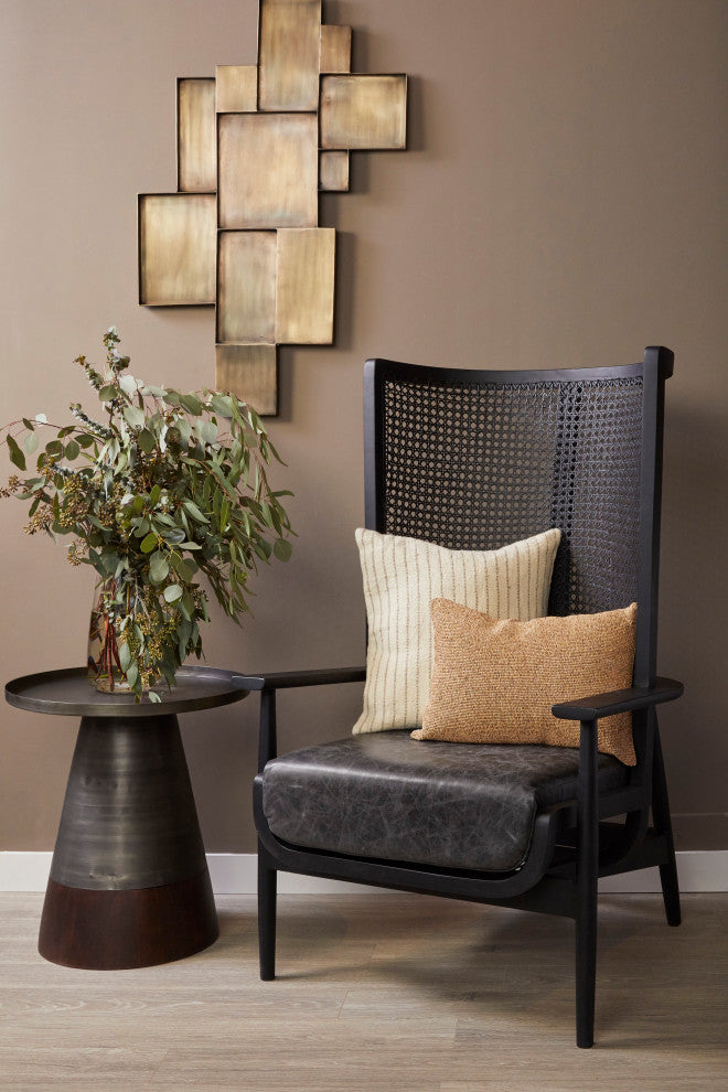 Wingman Cane Accent Chair