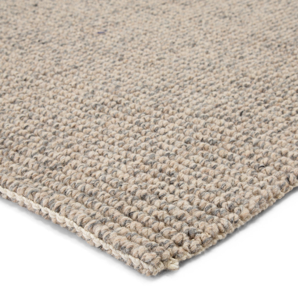 Jaipur Living Chael Natural Solid Gray/Beige Area Rug (2'X3')