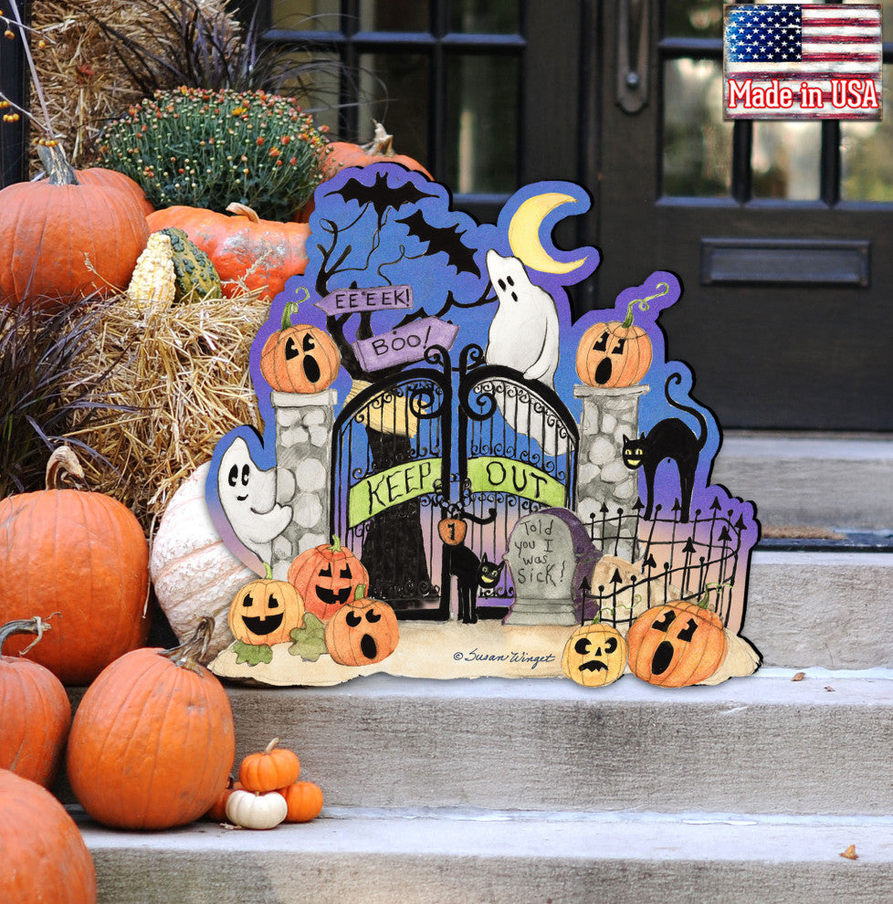 Halloween Scene Door Decor