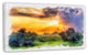 Beautiful Landscape Watercolor, Landscape Canvas Wall Art, 32"x16"