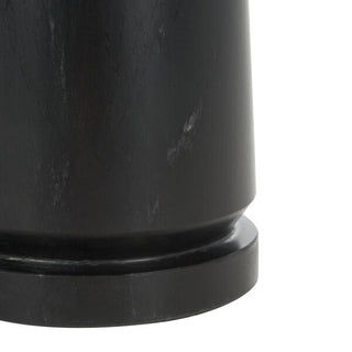 Safavieh Couture Valentia Round Marble Accent Table, Black