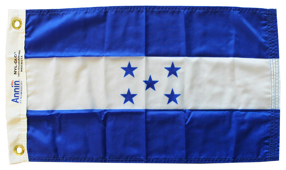 Honduras, 12"x18" Nylon Flag
