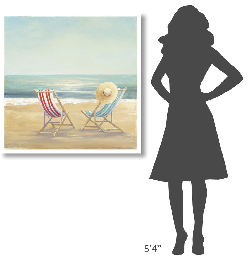 "The Simple Life" Digital Paper Print by Julia Purinton, 38"x38"