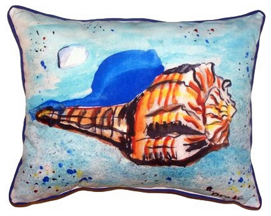 Amber Shell Small Indoor/Outdoor Pillow 11x14 - Set of Two