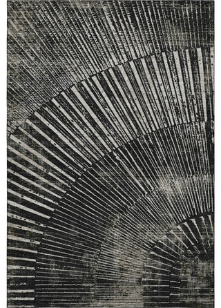Premium Machine Washable Mayfield AMF542 Black 9' x 12' Rug