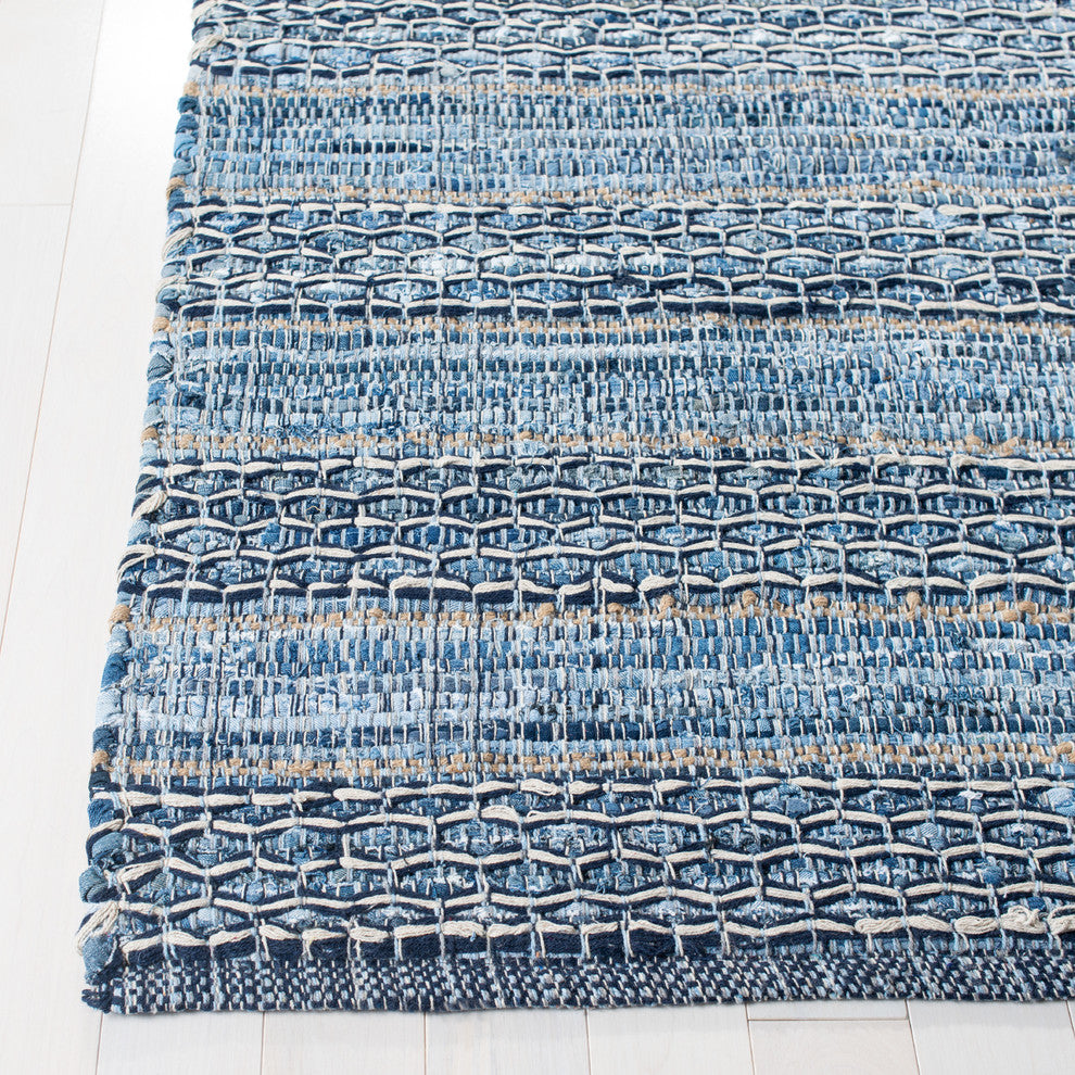 Safavieh Montauk Collection MTK418 Rug, Blue, 8' X 10'