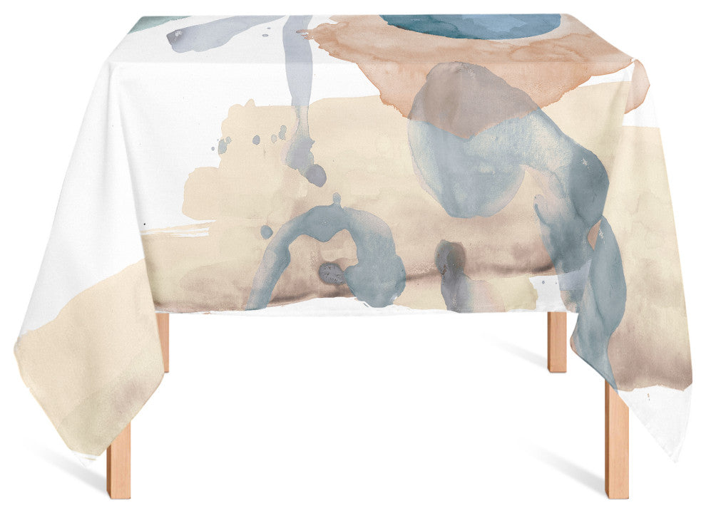 Watercolor Abstract 58x58 Tablecloth