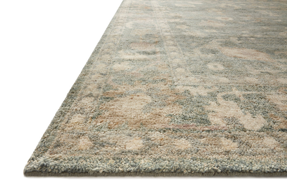 Loloi Clement Slate / Natural 4'-0" x 6'-0" Area Rug