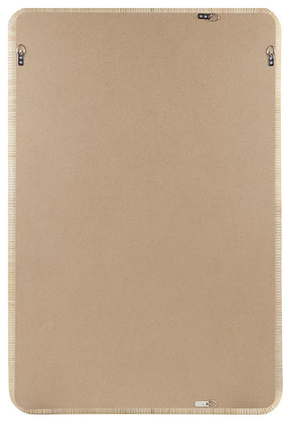 INK+IVY Nova Natural Rattan Rectangle Wall Mirror, Natural