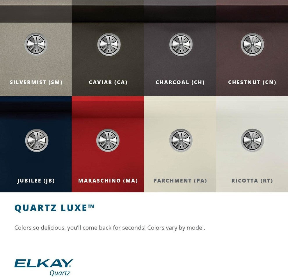 Elkay Luxe 15 3/4" One Bowl Drop In/Undermount Bar/Prep Kitchen Sink, ELX1616PA0