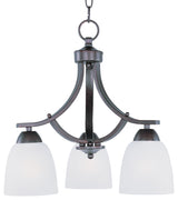Maxim 11223 Axis 16"W 3 Light Chandelier - Oil Rubbed Bronze