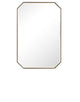 Rohe 24" Mirror, Champagne Brass