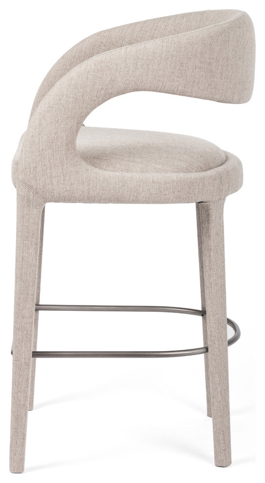 Hawkins Stool, Savile Flannel, Bar