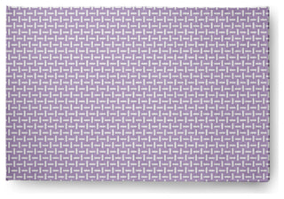 Woven Stitch Soft Chenille Area Rug, Lavender, 2'x3'