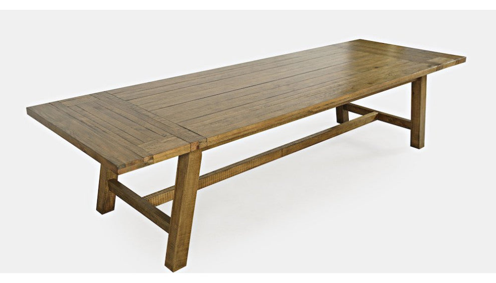 Solid Wood 127 Trestle Dining Table