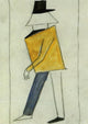 Kazimir Malevich Coward, 18"x27" Wall Decal