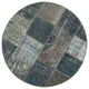 Rug N Carpet - Handmade Oriental 5' 1" x 5' 1" Decorative Round Patchwork Rug
