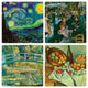 Impressionists Stone Coasters, Set of 8