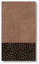 Linum Home Textiles Turkish Cotton Spots Embellished Bath Towel, Latte