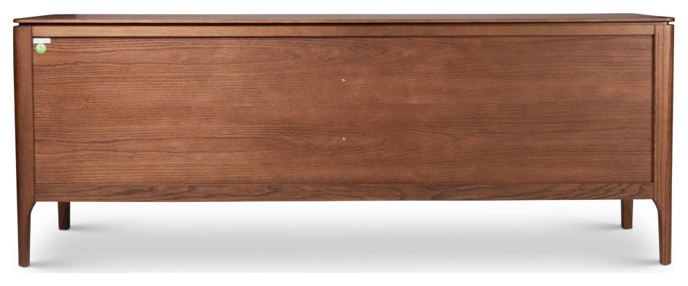 Modern Brazilian, Missione, Cane Buffet, Nogal/Natural